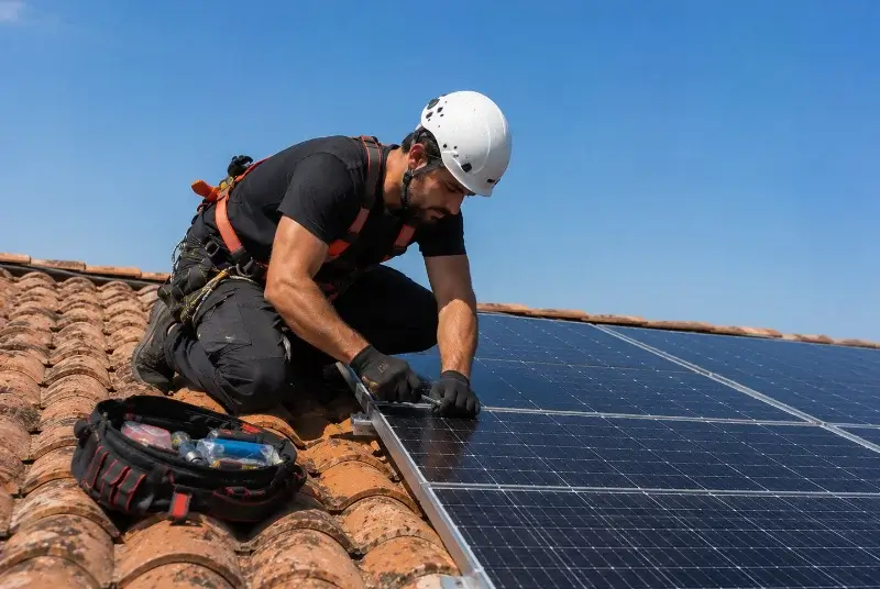 Maintenance et monitoring de panneaux solaires à Villy-le-Bouveret