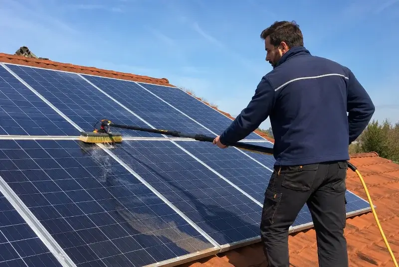 Nettoyage et entretien de panneaux solaires à Villy-le-Bouveret